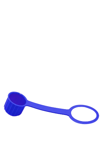 Set Drehtrinkverschluss & Verschlusskappe Blau
