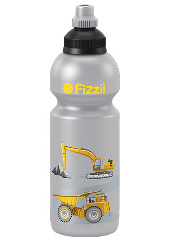 Fizzii Kindertrinkflasche Baustelle 600 ml