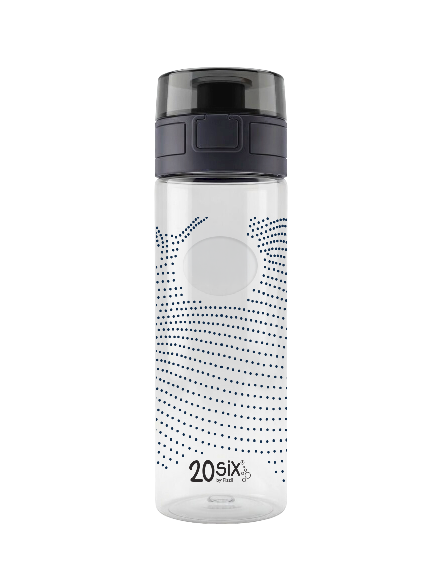 Fizzii 20six Trinkflasche 750 ml Blue Dots