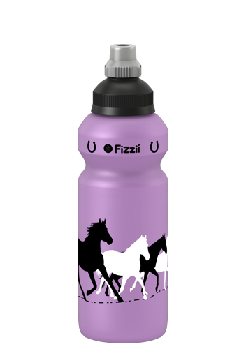 Fizzii 500 Pferd flieder Fizzii Kindertrinkflasche Pferd flieder 500 ml