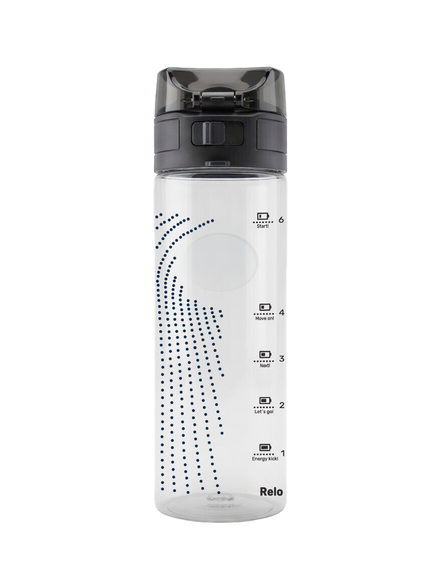 Fizzii 20six Trinkflasche 750 ml Blue Dots