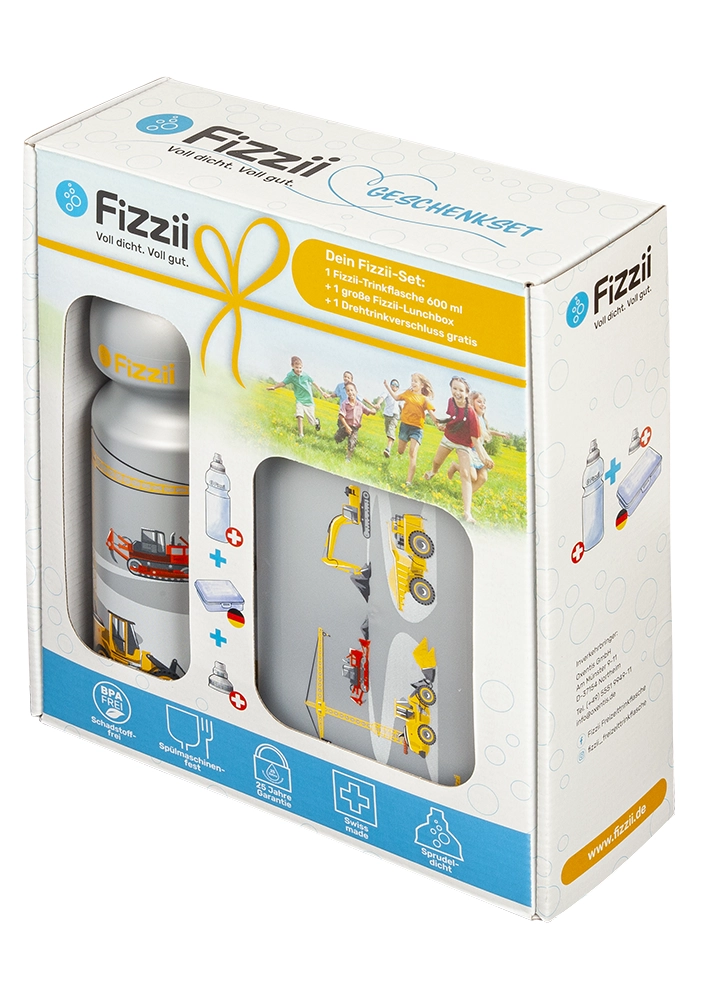 Fizzii Geschenkset Baustelle Fizzii Geschenkset Baustelle