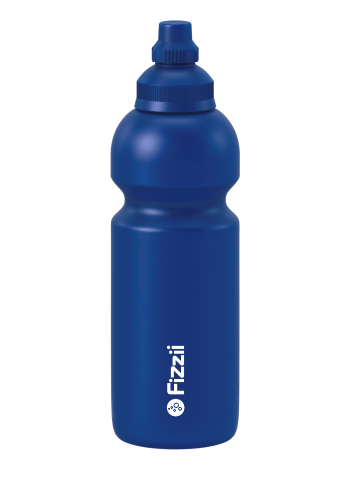 Fizzii Kindertrinkflasche Uni blau 600 ml