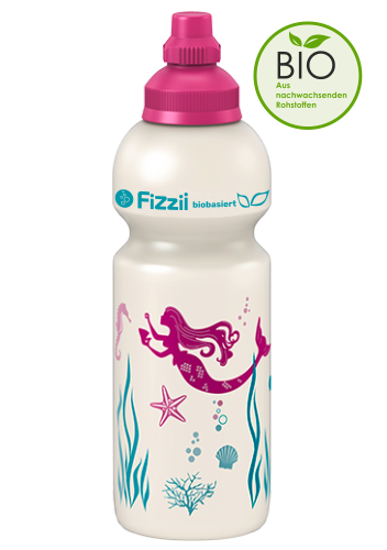 BIO Fizzii Kindertrinkflasche Meerjungfrau 600 ml