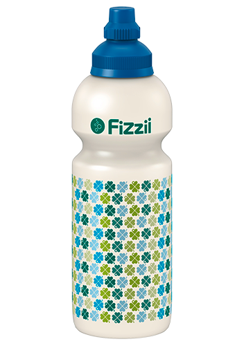 Fizzii Kindertrinkflasche Kleeblätter byGraziela 600 ml