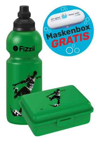 Fizzii Set Kicker, Grün mit Maskenbox