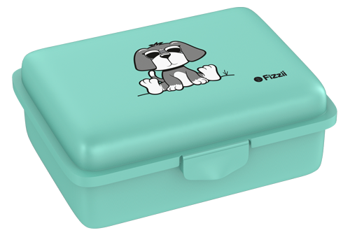 Fizzii Hund, Snackbox Mint mit Trennfach